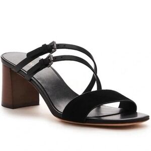 Botkier dune suede sandal size 8 block heel square toe